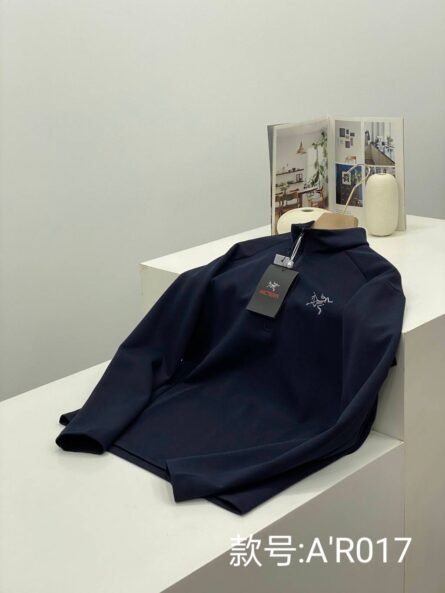 𝐀𝐑𝐂'𝐓𝐄𝐑𝐘𝐗 Outdoor Stretch Athletic Casual Long Sleeve Half Zip Bottom Shirt - 图片 4