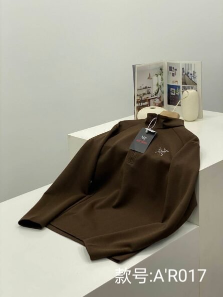 𝐀𝐑𝐂'𝐓𝐄𝐑𝐘𝐗 Outdoor Stretch Athletic Casual Long Sleeve Half Zip Bottom Shirt - 图片 5