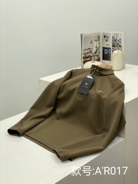 𝐀𝐑𝐂'𝐓𝐄𝐑𝐘𝐗 Outdoor Stretch Athletic Casual Long Sleeve Half Zip Bottom Shirt - 图片 6