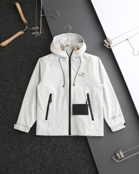 ARCTERYX spring and fall new outdoor hooded jacket punching jacket waterproof windproof jacket - 图片 3