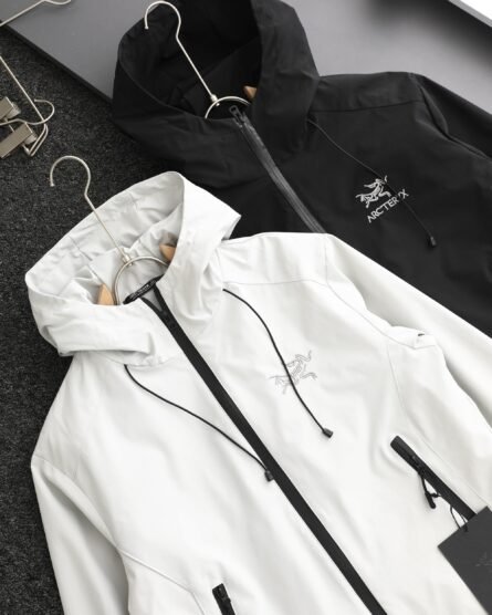 ARCTERYX spring and fall new outdoor hooded jacket punching jacket waterproof windproof jacket - 图片 8