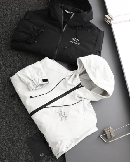 ARCTERYX spring and fall new outdoor hooded jacket punching jacket waterproof windproof jacket - 图片 10