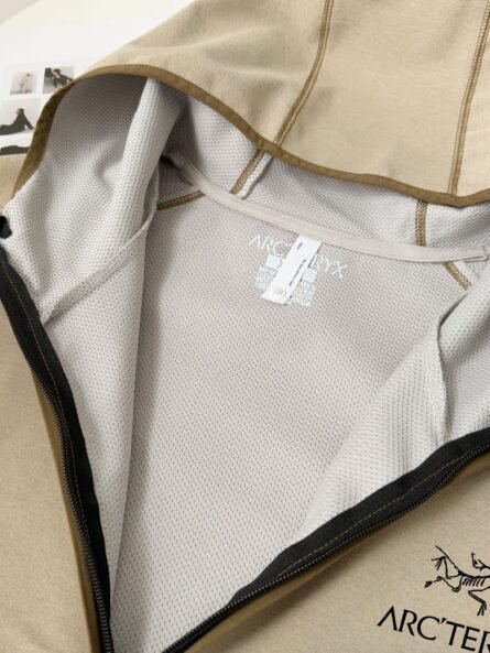 Arc'teryx Couple Spring New Zipper Hooded Sport Spliced Sweatshirt Jacket! - 图片 5