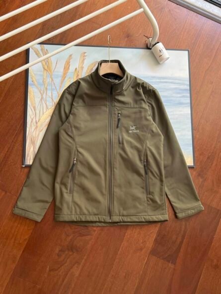 Archaeopteryx Standing Collar Fleece Zipper Softshell Jacket Fall/Winter New - 图片 3
