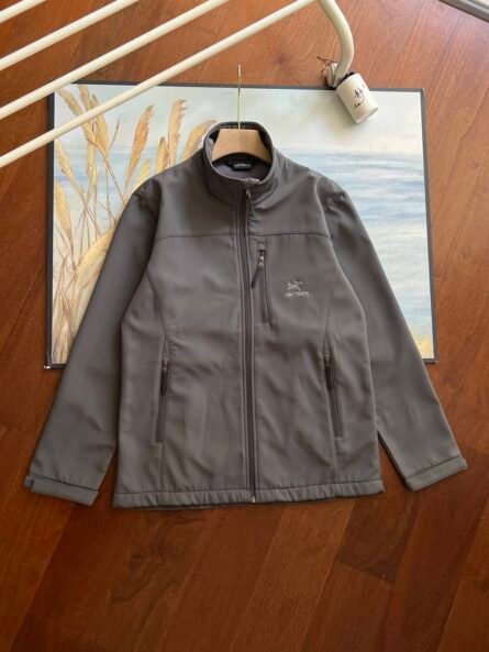 Archaeopteryx Standing Collar Fleece Zipper Softshell Jacket Fall/Winter New - 图片 4