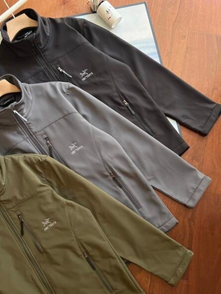 Archaeopteryx Standing Collar Fleece Zipper Softshell Jacket Fall/Winter New - 图片 5