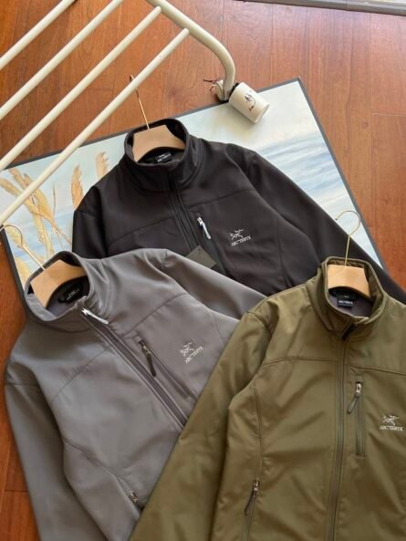 Archaeopteryx Standing Collar Fleece Zipper Softshell Jacket Fall/Winter New - 图片 8