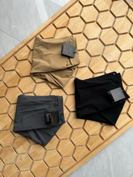 Top Version Market Compare Casually Arc'teryx 25 Spring/Summer New Solid Color Softshell Straight Leg Lounge Pants - 图片 3