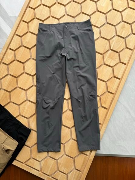 Top Version Market Compare Casually Arc'teryx 25 Spring/Summer New Solid Color Softshell Straight Leg Lounge Pants - 图片 8