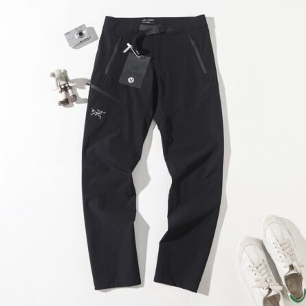 Arc'teryx 25 PANT Embroidered Logo Wind and Rainproof Straight Athletic Solid Color Comfort Casual Pants - 图片 4