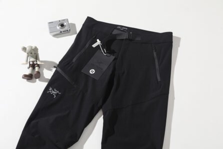 Arc'teryx 25 PANT Embroidered Logo Wind and Rainproof Straight Athletic Solid Color Comfort Casual Pants - 图片 9