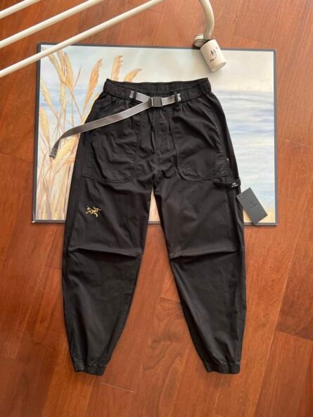 Arc'teryx Series LEAF Algpa Pant LT Straight Loose Comfort Punch Pants Men's and Women's Into c Military Style Camouflage Workwear Drawstring Pants Tide - 图片 3