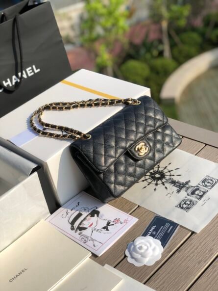 CHANEL Classic Flap cowhide diamond lattice shoulder bag - 图片 10