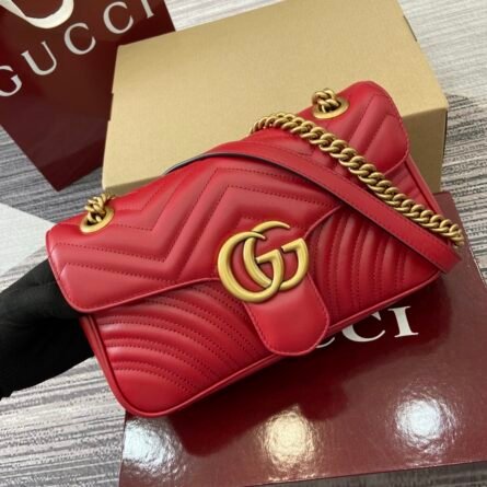 GG Marmont Chain Strap Shoulder Bag - 图片 4