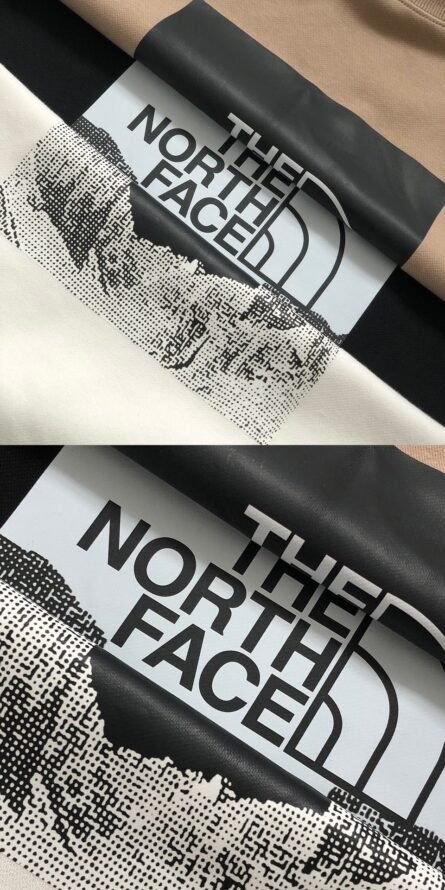 TNF｜The North Face Men's and Women's Crew Neck Sweatshirt with Square Mountain Print. - 图片 8