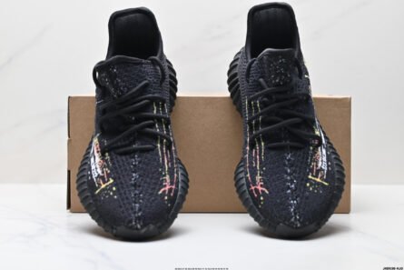 Corporate Adidas Adidas Yeezy Boost 350V2 Coconut Black Graffiti - 图片 6