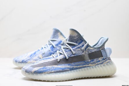 True Label Adidas Adidas Yeezy Boost 350V2 Coconut Blue Explosion Dragon - 图片 4