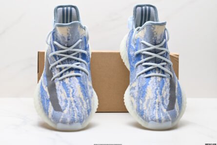 True Label Adidas Adidas Yeezy Boost 350V2 Coconut Blue Explosion Dragon - 图片 7