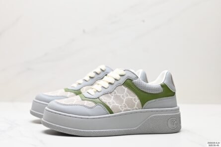 COMPANY GRADE Italian fashion and luxury brand - Gucci Gucci Rhyton Vintage leather angular vintage pops casual sports jogging shoes. - 图片 3