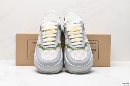 COMPANY GRADE Italian fashion and luxury brand - Gucci Gucci Rhyton Vintage leather angular vintage pops casual sports jogging shoes. - 图片 6