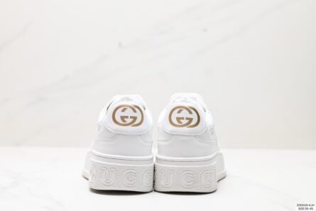 COMPANY GRADE Italian fashion and luxury brand - Gucci Gucci Rhyton Vintage leather angular vintage pops casual sports jogging shoes. - 图片 5
