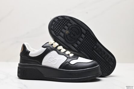 COMPANY GRADE Italian fashion and luxury brand - Gucci Gucci Rhyton Vintage leather angular vintage pops casual sports jogging shoes. - 图片 4