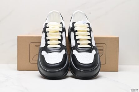 COMPANY GRADE Italian fashion and luxury brand - Gucci Gucci Rhyton Vintage leather angular vintage pops casual sports jogging shoes. - 图片 6