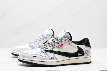 Corporate AJ1 Barb Travis Scott x Air Jordan 1 “ Reverse Mocha ” - 图片 3