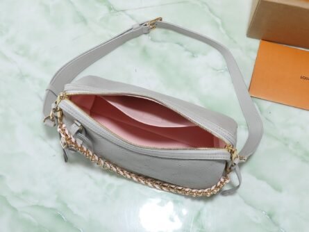 Taro Purple Leather Chain Bag Hand It All Small - 图片 8