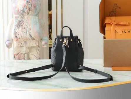 Full Leather Embossed Shoulder Bag COUSSIN BACKPACK Mini Handbag - 图片 3