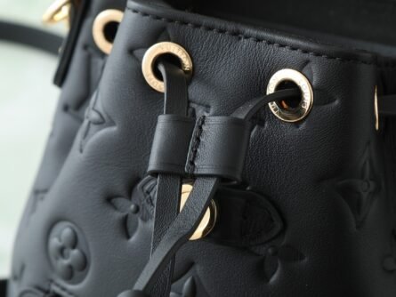 Full Leather Embossed Shoulder Bag COUSSIN BACKPACK Mini Handbag - 图片 6