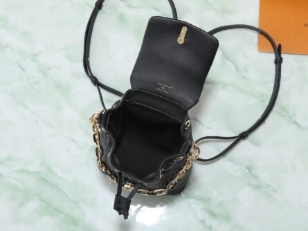 Full Leather Embossed Shoulder Bag COUSSIN BACKPACK Mini Handbag - 图片 8