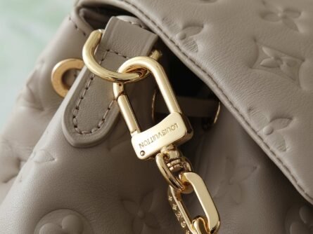 Full Leather Embossed Shoulder Bag COUSSIN BACKPACK Small Handbag - 图片 12