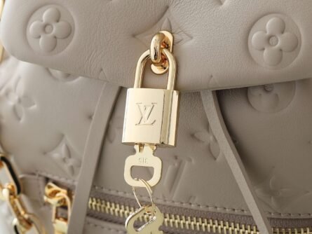 Full Leather Embossed Shoulder Bag COUSSIN BACKPACK Small Handbag - 图片 5