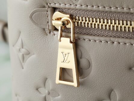 Full Leather Embossed Shoulder Bag COUSSIN BACKPACK Small Handbag - 图片 7