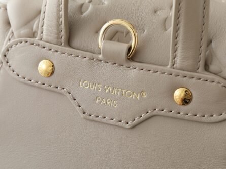 Full Leather Embossed Shoulder Bag COUSSIN BACKPACK Small Handbag - 图片 10