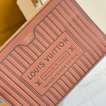 Neverfull medium bag in brown - 图片 7
