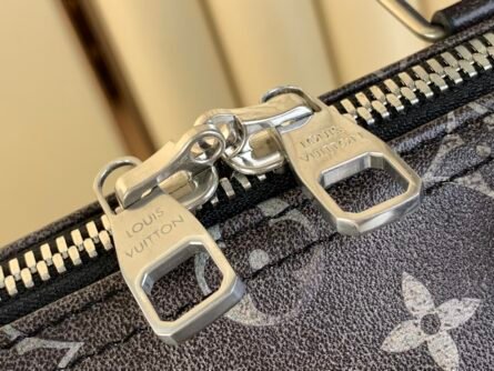 KEEPALL BANDOULIÈRE 50 TRAVEL BAG Black Flower - 图片 5