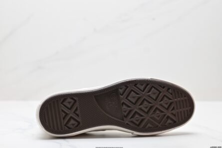 Converse1970s Moonfall Star Ocean Black White Leather Stereo Star Patch High Top Boardshorts Men's Women's Shoes White - 图片 7