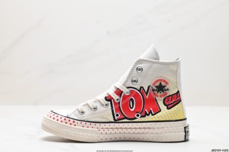 Converse 1970s Chuck Taylor All Star Tom Jerry Cat and Mouse Non-slip wear-resistant high-top canvas shoes - 图片 2
