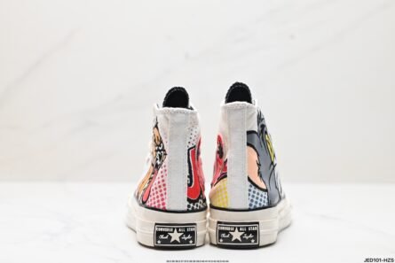 Converse 1970s Chuck Taylor All Star Tom Jerry Cat and Mouse Non-slip wear-resistant high-top canvas shoes - 图片 5