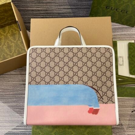 GG Animal Print Tote Bag - 图片 3