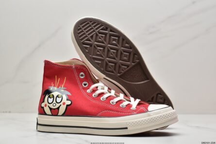 Men's and Women's CONVERSE Original Vulcanized #Polyurethane Silicone Blue PU Midsole 2020 New Year's cute customized - 图片 4