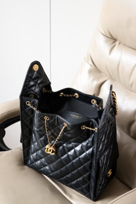 25C show models drawstring bucket hobo large - 图片 8