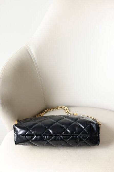 Hobo Black Gold Dumpling Bag Small Size - 图片 7