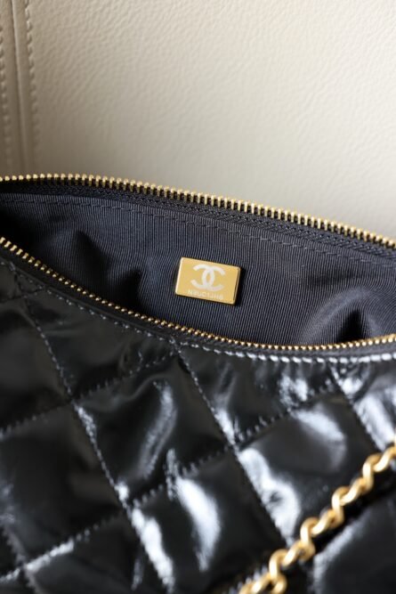 Hobo Black Gold Dumpling Bag Small Size - 图片 9