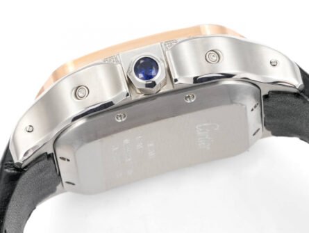 Cartier Santos chronograph with diamonds customized version of the glittering arrival - 图片 6