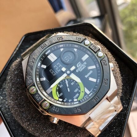 New CASIO Fashion Casual Business Steel Heart of Oak Model ECB-10 - 图片 3