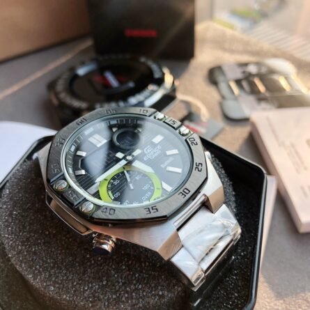 New CASIO Fashion Casual Business Steel Heart of Oak Model ECB-10 - 图片 4