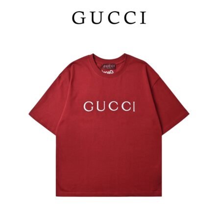 Gucci Simple Letter Embroidered Logo Pattern Short Sleeve - 图片 14